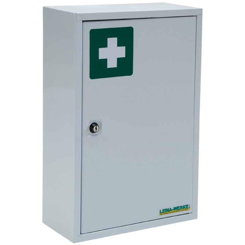 LEINA-WERKE coffret de premiers secours Medisan B sans contenu, blanc nacré, 300×140×460 mm